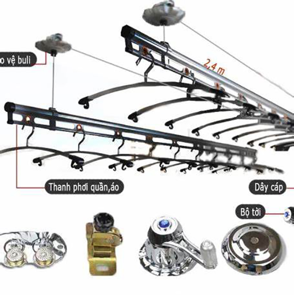 Giàn Phơi Nào Phù Hợp Căn Hộ Nhỏ? 1 gian phoi Korea K237