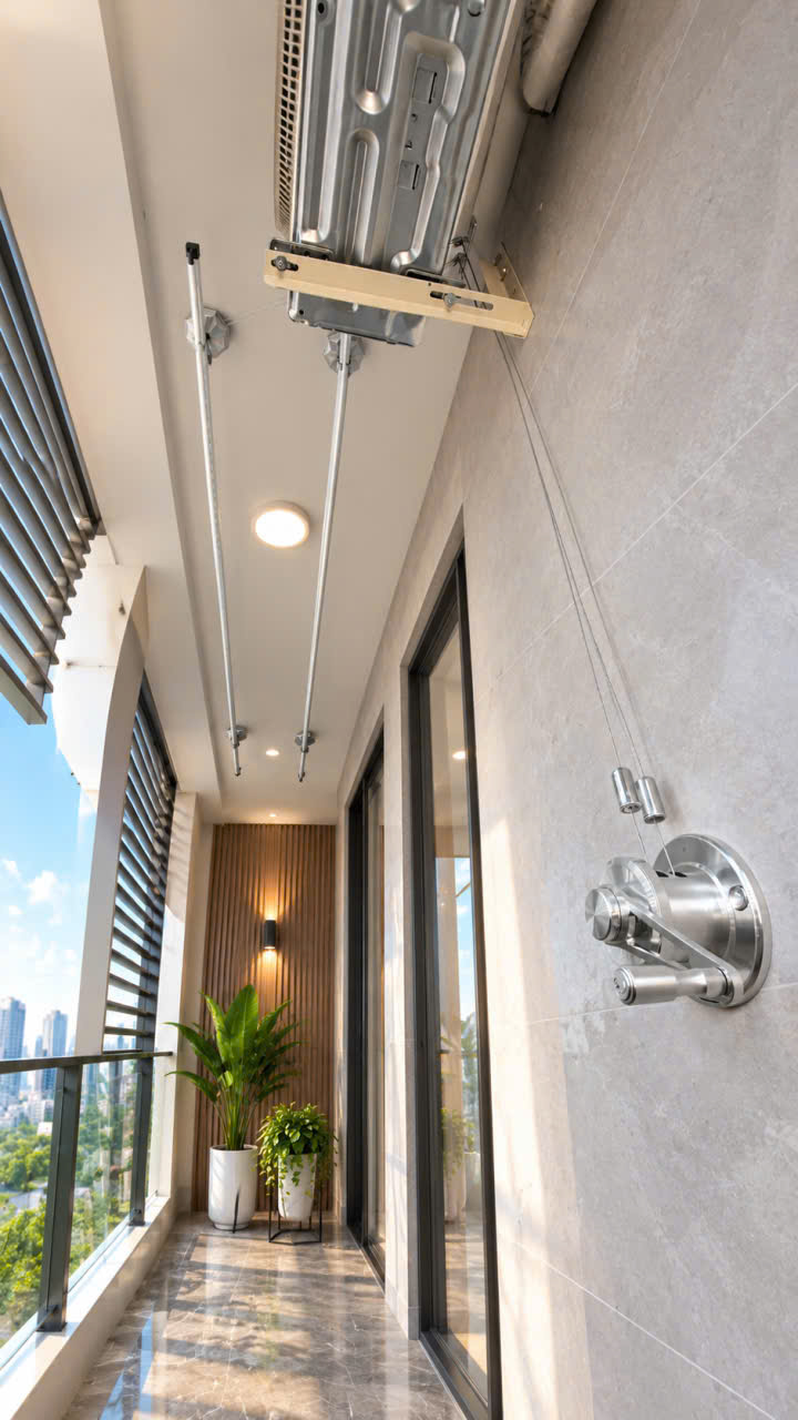 Giàn phơi nhập khẩu Nhật Bản Sankaku A10 new 2 Giàn phơi nhập khẩu Nhật Bản Sankaku A10 new - Ảnh 2