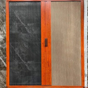 Rèm tổ ong xếp xích tiên tiến 19 9 cua luoi chong muoi ket hop rem to ong