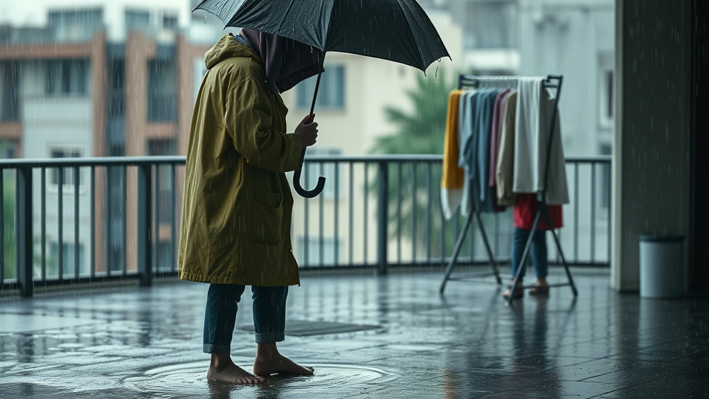 Mưa dầm ẩm ướt - Thách thức và giải pháp giữ gìn quần áo khô ráo trong mùa mưa dài Mưa dầm ẩm ướt - Thách thức và giải pháp giữ gìn quần áo khô ráo trong mùa mưa dài